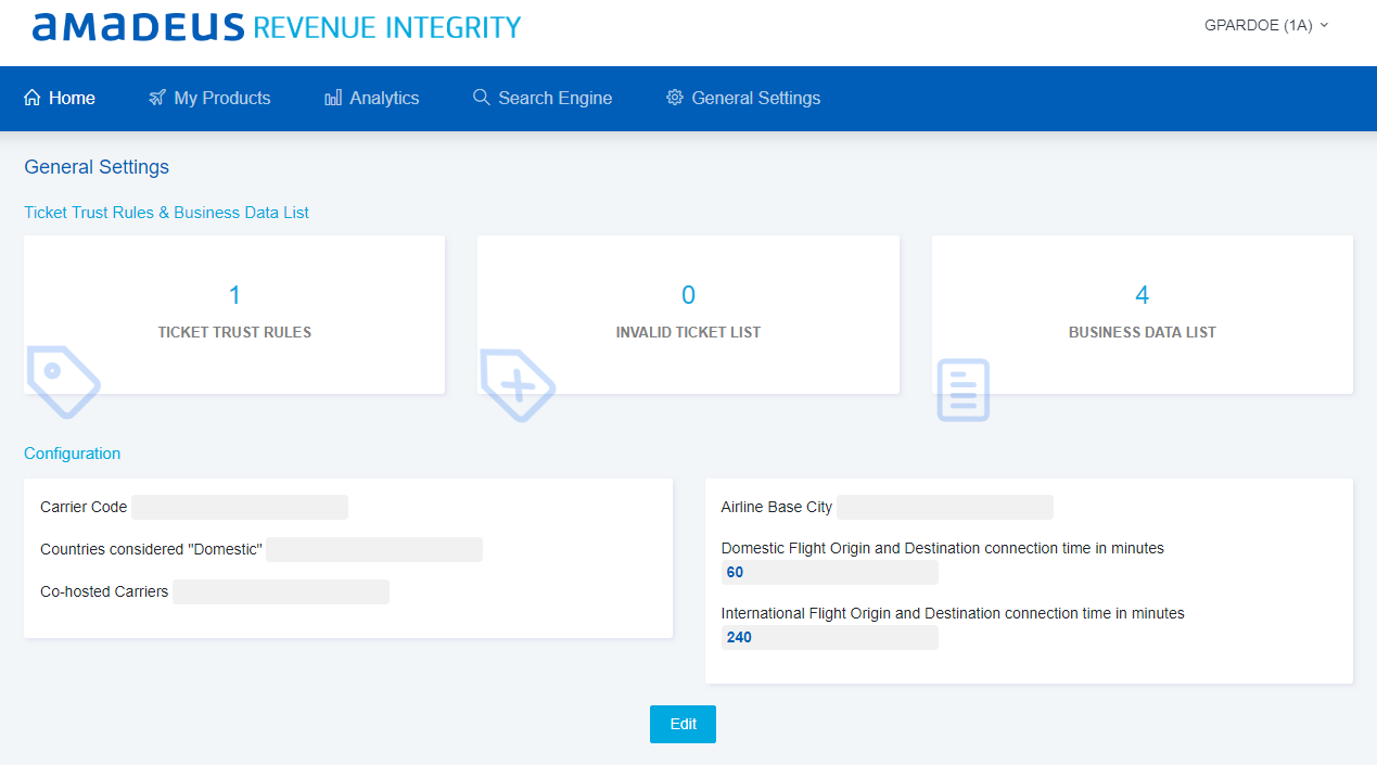 Configuring the General Settings